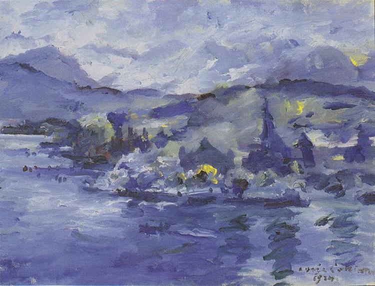 Lovis Corinth Lake Lucerne in the afternoon oil painting image